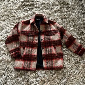 Zara Oversized mohair jacket